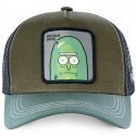 RICK ET MORTY Casquette Homme MicroCoton PIC2 Kaki Noir CAPSLAB