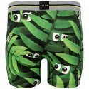 PULL IN Boxer Long Homme Coton Bio JUNGLEYES Vert Noir