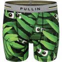 PULL IN Boxer Long Homme Coton Bio JUNGLEYES Vert Noir