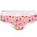 FREEGUN Shorty Fille Microfibre M2TI03 Rose Blanc LOONEY TUNES