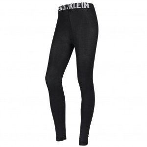 CALVIN KLEIN Legging Femme Microfibre LEGWEAR LOGO Noir