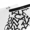 CALVIN KLEIN 2 paires Socquettes Homme MicroCoton CALVIN Blanc