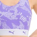 PUMA Brassière Femme Coton AOP Purple