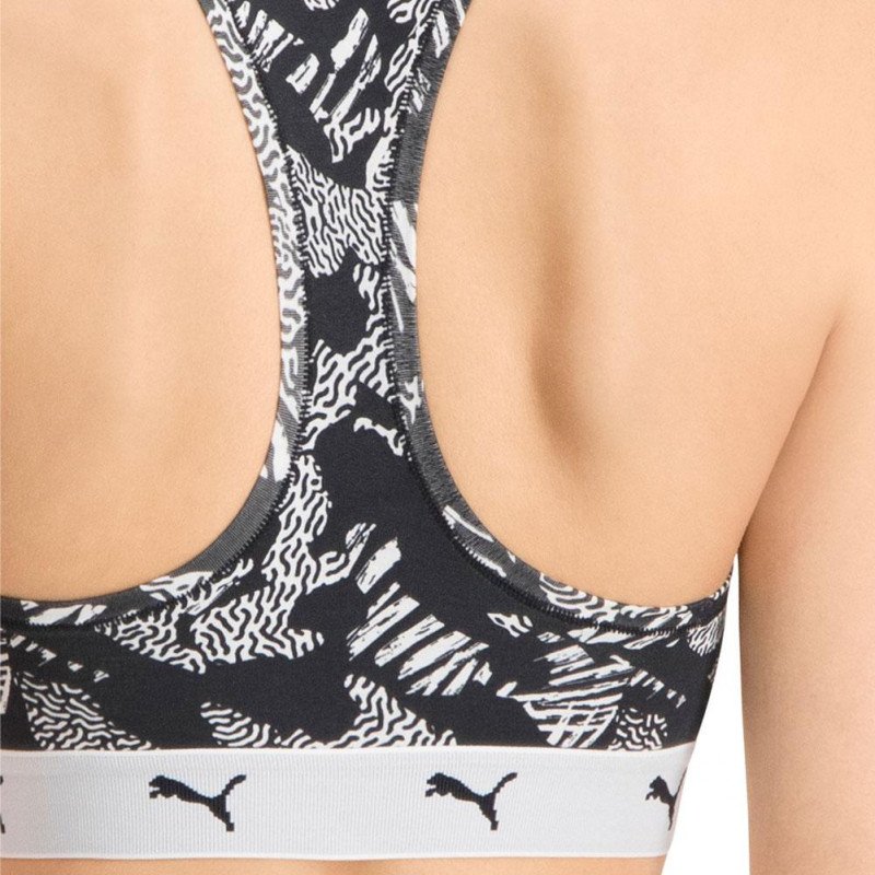 Brassière Femme AOP Noir et Blanc