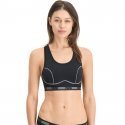 PUMA Brassière coquée Femme Microfibre RACER Noir