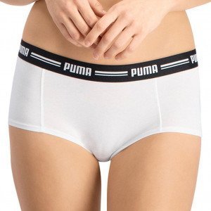 PUMA Lot de 2 Boxers Femme Coton ICONIC Blanc Blanc
