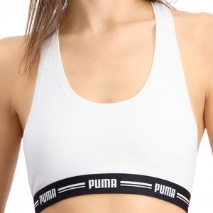 PUMA Brassière Femme Coton ICONIC Blanc