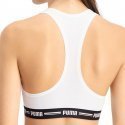 PUMA Brassière Femme Coton ICONIC Blanc