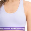 PUMA Brassière Femme Coton ICONIC Purple