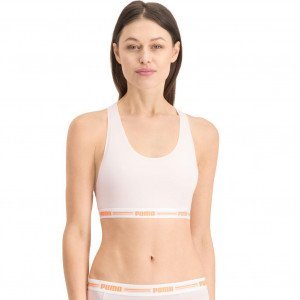 PUMA Brassière Femme Coton ICONIC Light Pink