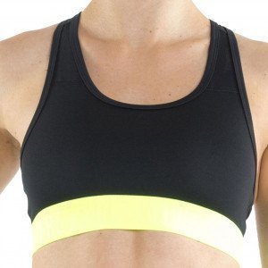 FREEGUN Brassière Femme Microfibre BRAMASS1 Noir Jaune AKTIV