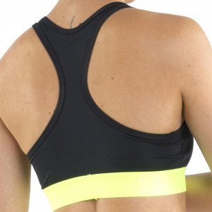 FREEGUN Brassière Femme Microfibre BRAMASS1 Noir Jaune AKTIV