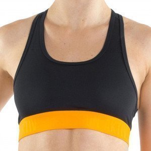 FREEGUN Brassière Femme Microfibre BRAMASS1 Noir Orange AKTIV