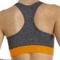 FREEGUN Brassière Femme Microfibre BRAMASS2 Gris Orange AKTIV