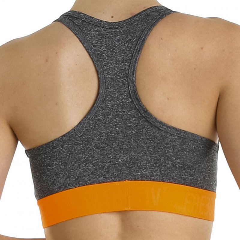 FREEGUN Brassière Femme Microfibre BRAMASS2 Gris Orange AKTIV