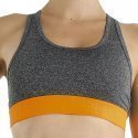 FREEGUN Brassière Femme Microfibre BRAMASS2 Gris Orange AKTIV