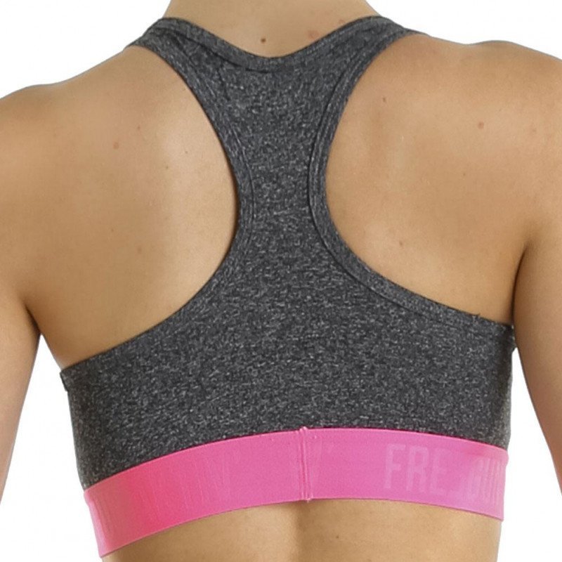 Brassière Femme BRAMASS2 Gris et Rose