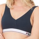 FILA Brassière Femme Coton LIGNES Marine