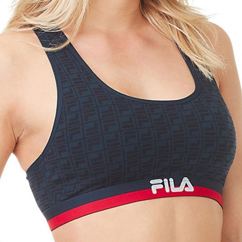 FILA Brassière Femme Coton BICOL Marine