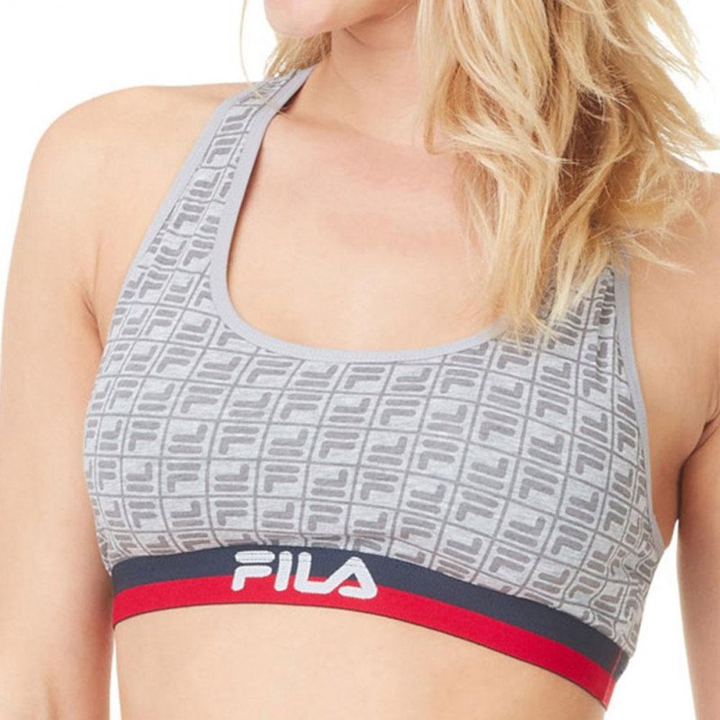 Brassière Femme BICOL Gris et Souris