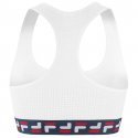 FILA Brassière Femme Microfibre LETTER Blanc Marine