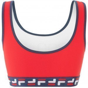 FILA Brassière Femme Microfibre LOG Blanc Marine