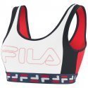 Brassière Femme LOG Blanc et Noir