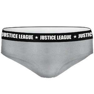 DC COMICS Shorty Femme BCASS3 Gris JUSTICE LEAGUE