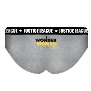 DC COMICS Shorty Femme BCASS3 Gris JUSTICE LEAGUE