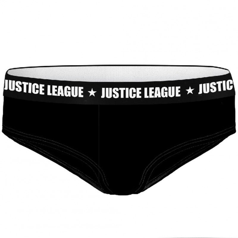 DC COMICS Shorty Femme BCASS3 Noir JUSTICE LEAGUE