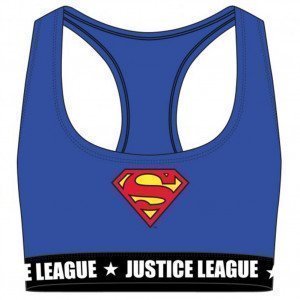 DC COMICS Brassière Femme Coton BRACASS2 Bleu Roug JUSTICE LEAGUE