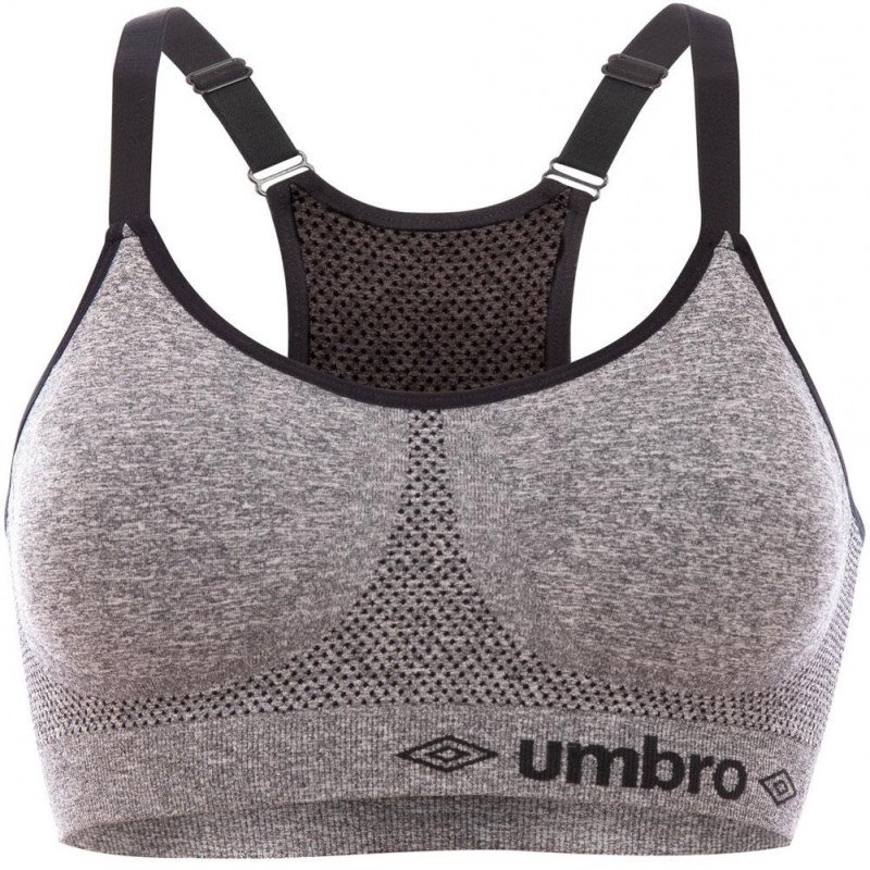 UMBRO Brassière coquée Femme Microfibre BRASUNI Gris