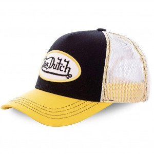 Casquette Homme COL Blanc et Jaune