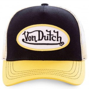 VON DUTCH Casquette Homme Microfibre COL BLA Blanc Jaune