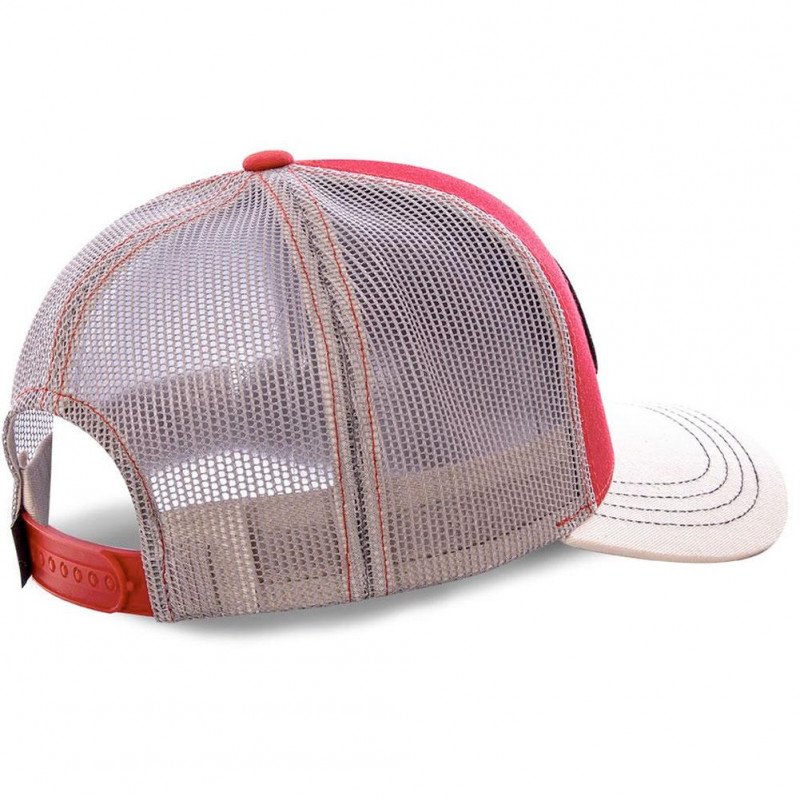 VON DUTCH Casquette Homme Microfibre COL RED Rouge Beige