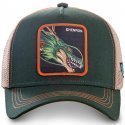 DRAGON BALL Z Casquette Garçon Microcoton SHEN Vert Beige CAPSLAB