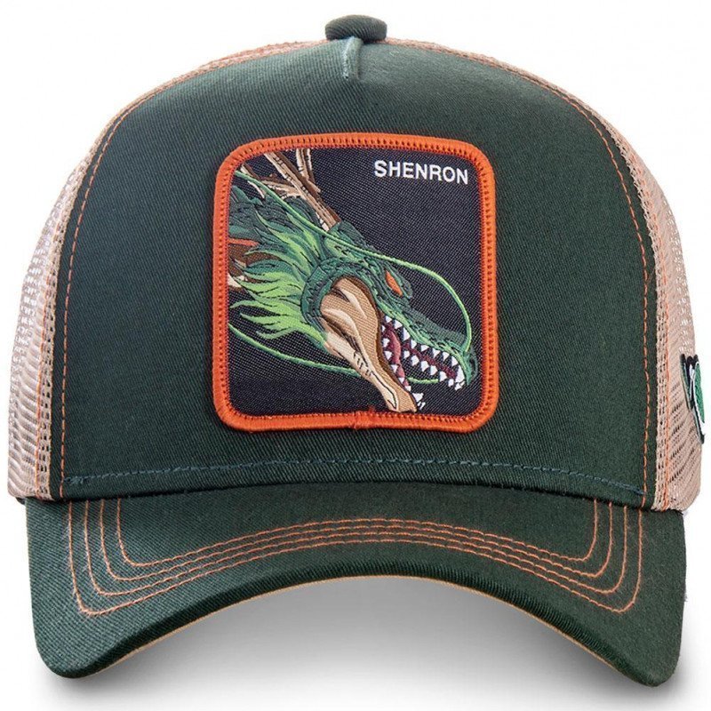 DRAGON BALL Z Casquette Garçon Microcoton SHEN Vert Beige CAPSLAB