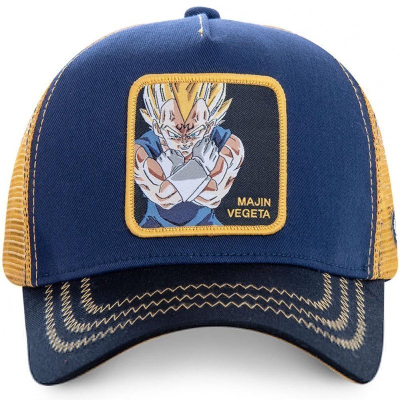 DRAGON BALL Z Casquette Garçon Microcoton MV 1 Marine Orange CAPSLAB