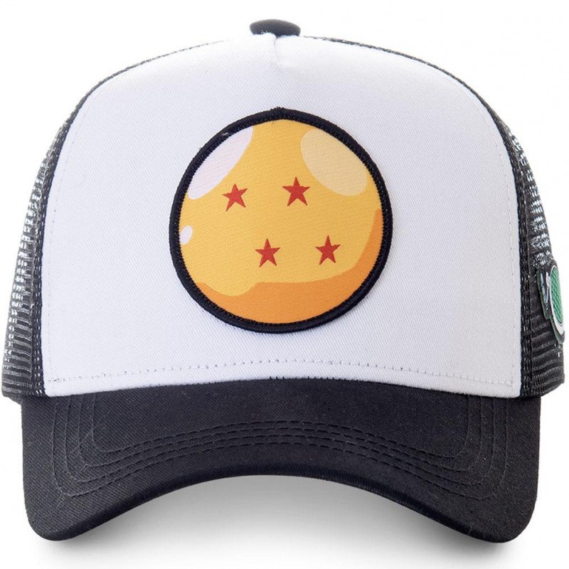 DRAGON BALL Z Casquette Homme Microcoton CRI 2 Noir Blanc CAPSLAB