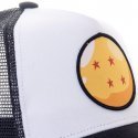 DRAGON BALL Z Casquette Homme Microcoton CRI 2 Noir Blanc CAPSLAB