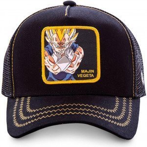 DRAGON BALL Z Casquette Homme Microcoton MV 2 Noir Orange CAPSLAB