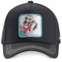 CHEVALIERS DU ZODIAQUE Casquette Homme Microcoton AND 3 Noir Rose CAPSLAB