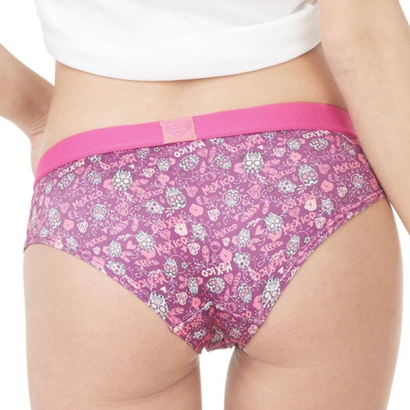 FREEGUN Shorty Femme Microfibre MEXI Violet Rose