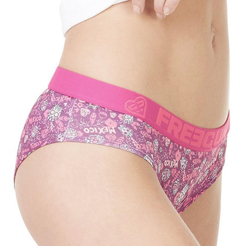 FREEGUN Shorty Femme Microfibre MEXI Violet Rose