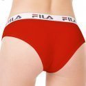 FILA Shorty Femme Coton CEINT Rouge