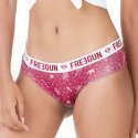 FREEGUN Shorty Femme Microfibre TAT Violet Blanc