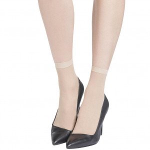 DIM 4 paires de Socquettes Femme Microfibre ECODIM Capri 30D