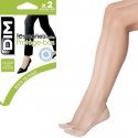 LOT DE 2 Invisibles Chaussettes Femme ECODIM Beige et Naturel