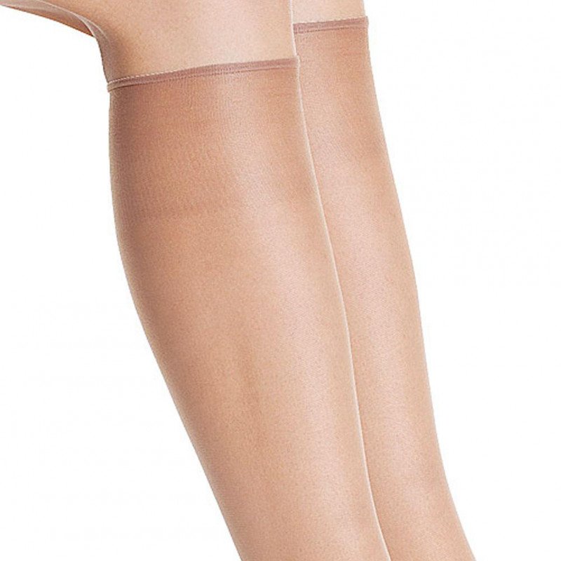 LOT DE 2 Mi-bas Chaussettes Femme SUBLIM Marron et Gazelle
