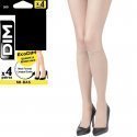 LOT DE 4 Mi-bas Chaussettes Femme ECODIM Beige et Capri
